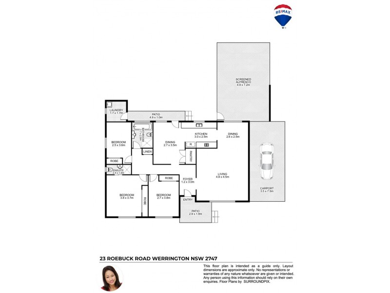 23 ROEBUCK ROAD, Werrington NSW 2747 Floorplan