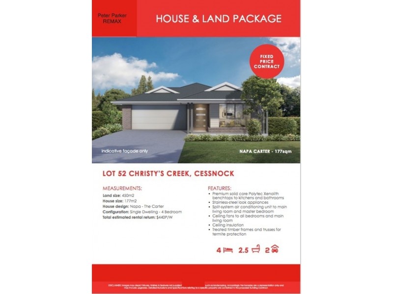 Lot 52 Christy’s Creek, Cessnock NSW 2325