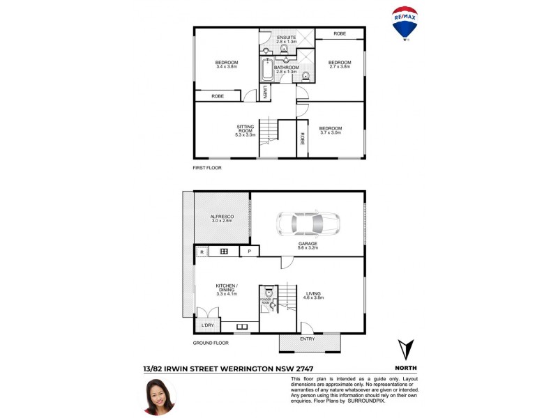 13/82 IRWIN STREET, Werrington NSW 2747 Floorplan