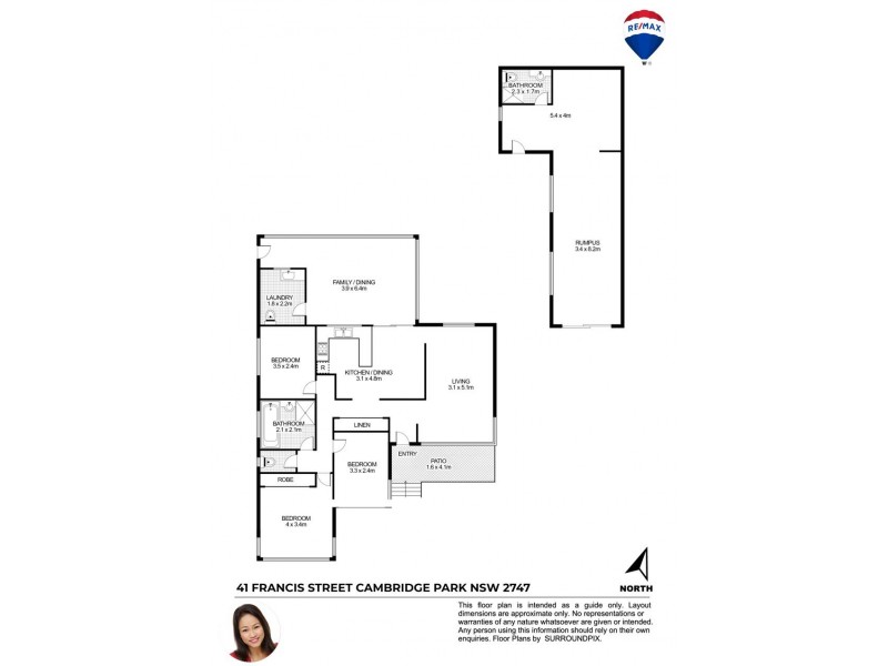 41 FRANCIS STREET, Cambridge Park NSW 2747 Floorplan