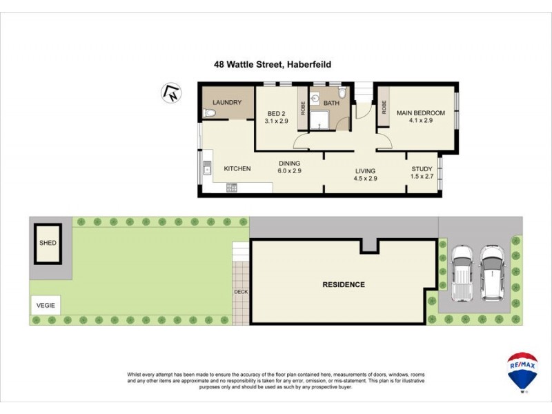 48 Wattle Street, Haberfield NSW 2045 Floorplan