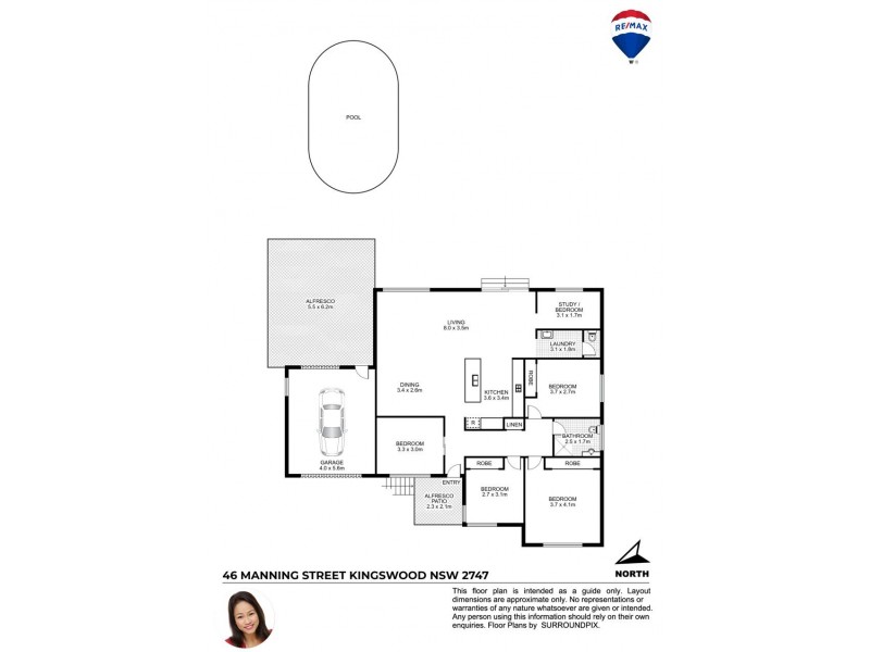 46 MANNING STREET, Kingswood NSW 2747 Floorplan
