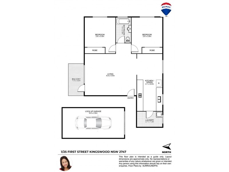 1/25 FIRST STREET, Kingswood NSW 2747 Floorplan