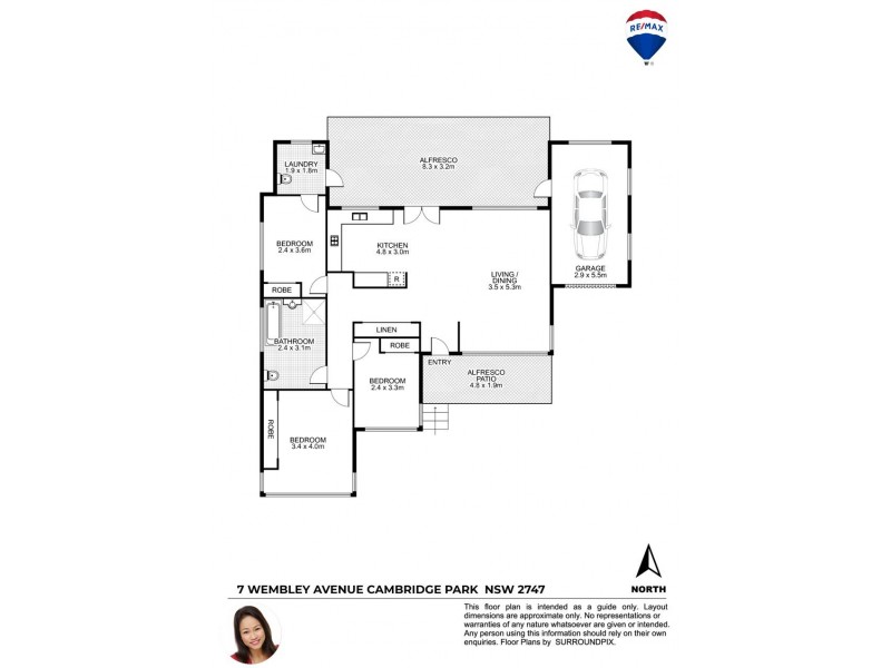 7 WEMBLEY AVENUE, Cambridge Park NSW 2747 Floorplan