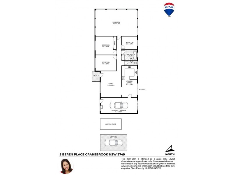 5 BEREN PLACE, Cranebrook NSW 2749 Floorplan