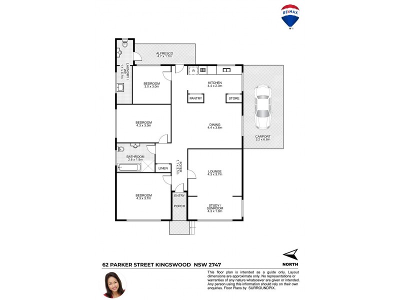 62 PARKER STREET, Kingswood NSW 2747 Floorplan
