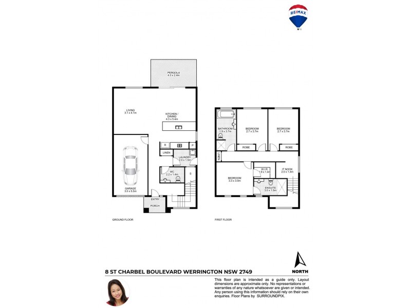 8 ST CHARBEL BOULEVARD, Werrington NSW 2747 Floorplan