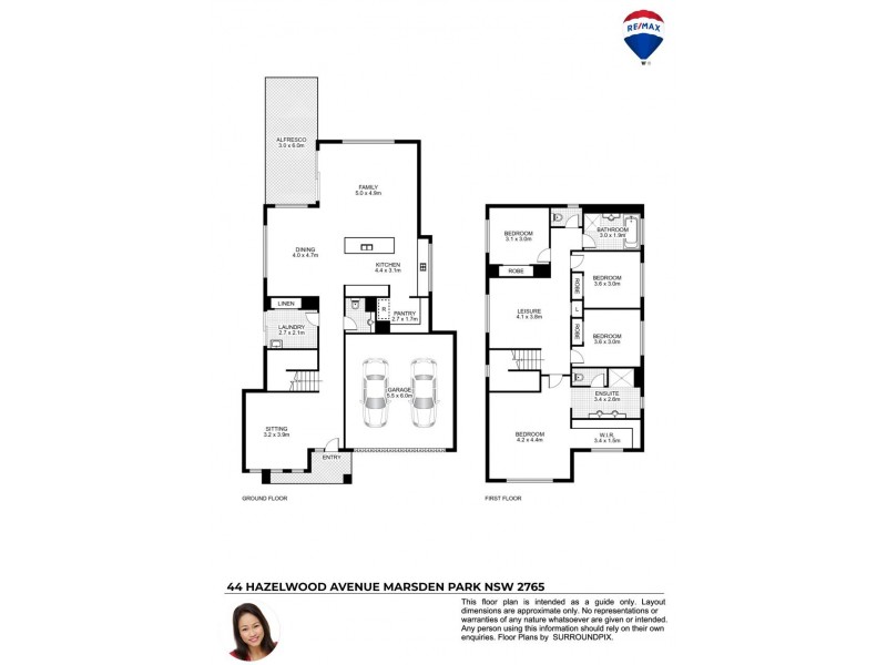 44 HAZELWOOD AVENUE, Marsden Park NSW 2765 Floorplan