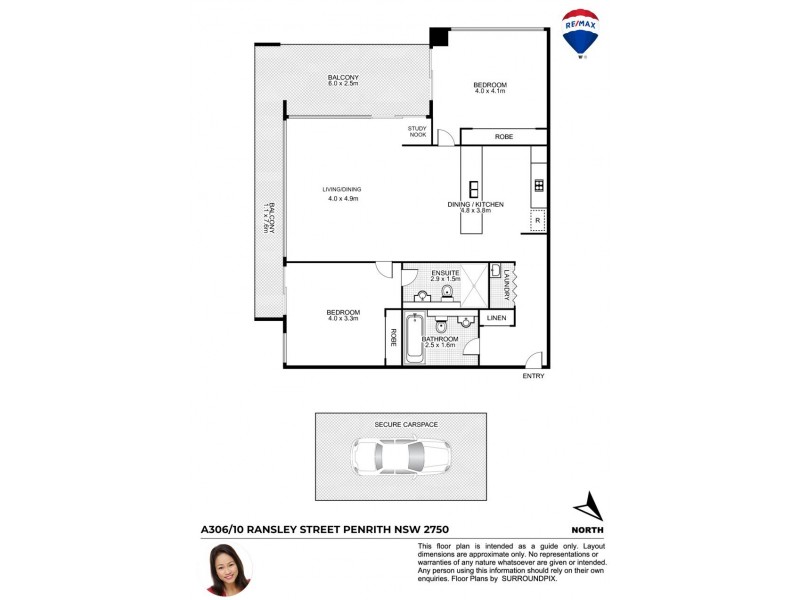 A306/10 RANSLEY STREET, Penrith NSW 2750 Floorplan