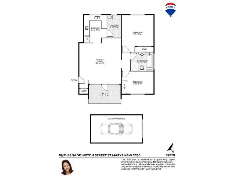 18/91-95 SADDINGTON STREET, St Marys NSW 2760 Floorplan