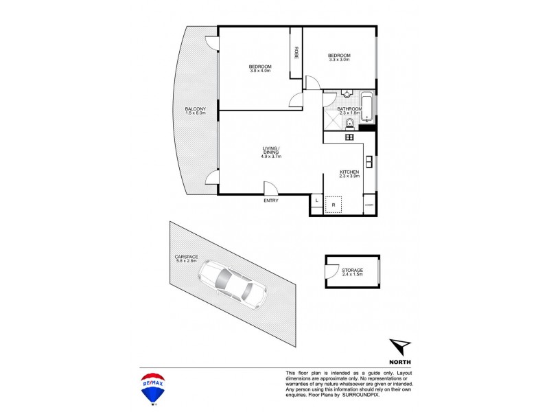 25/7A Bruce Street, Ashfield NSW 2131 Floorplan