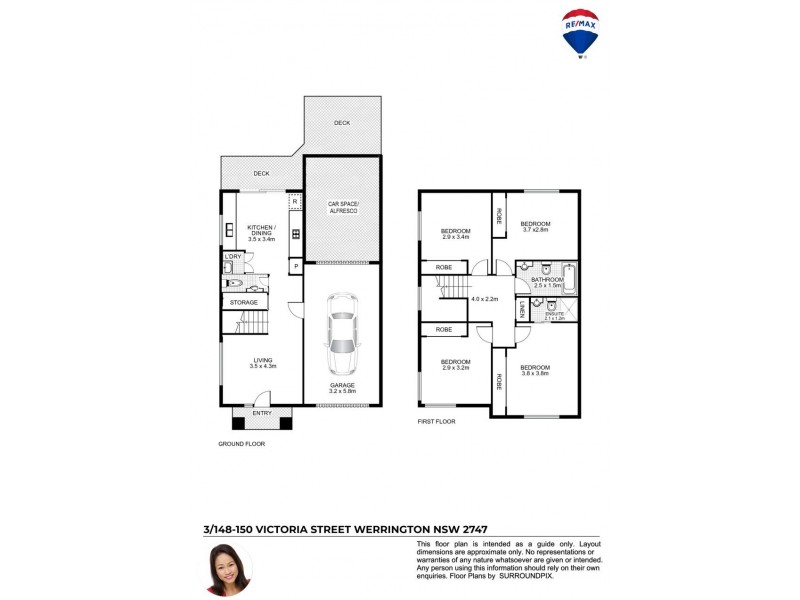 3/148-150 VICTORIA STREET, Werrington NSW 2747 Floorplan