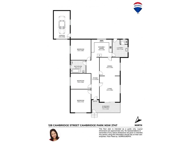 128 CAMBRIDGE STREET, Cambridge Park NSW 2747 Floorplan