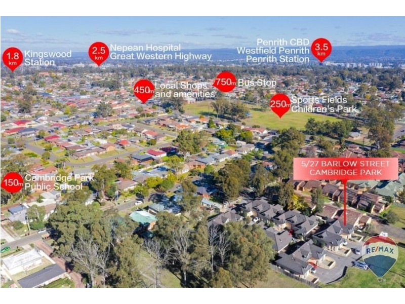 5/27 BARLOW STREET, Cambridge Park NSW 2747