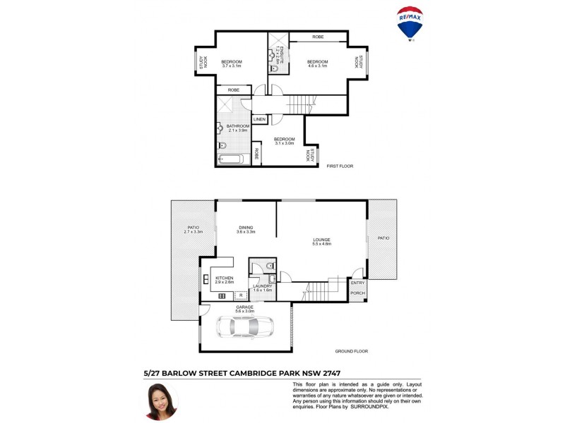 5/27 BARLOW STREET, Cambridge Park NSW 2747 Floorplan