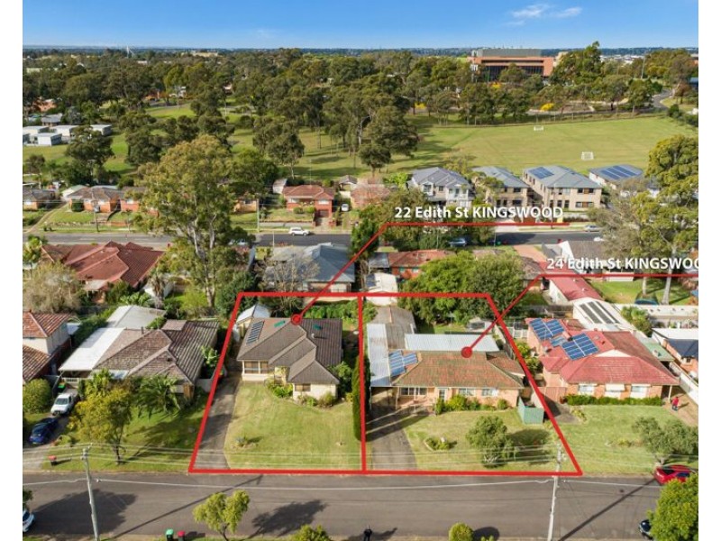 22 and 24 EDITH STREET, Kingswood NSW 2747