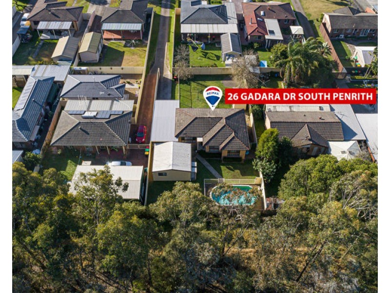 26 GADARA DRIVE, South Penrith NSW 2750