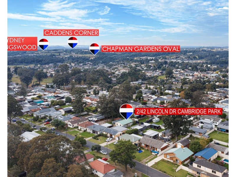 2/42 LINCOLN DRIVE, Cambridge Park NSW 2747
