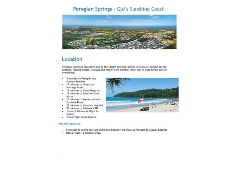 Lot 8322 Ridges Estate, Peregian Springs QLD 4573