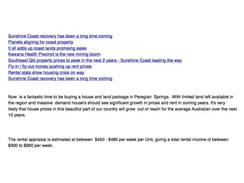 Lot 8322 Ridges Estate, Peregian Springs QLD 4573