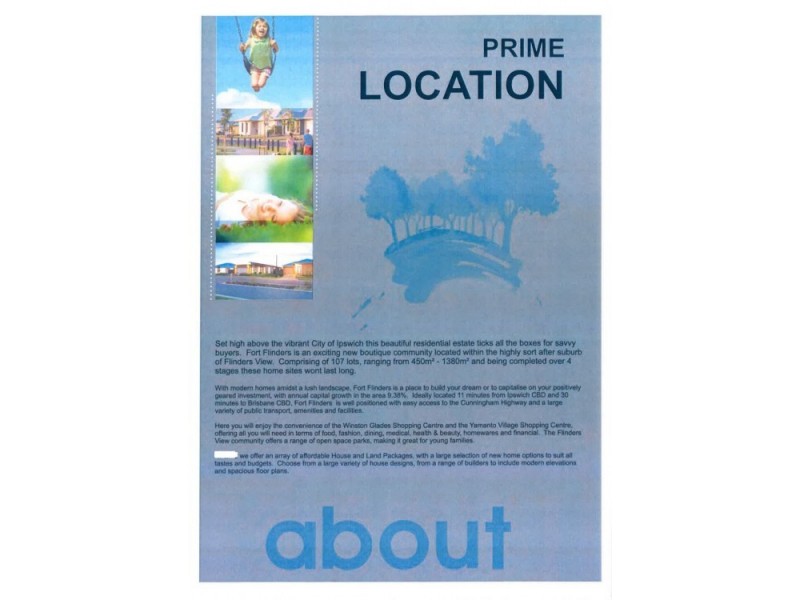 Lot 4 Fort  Flinders Estate, ” Flinders View”, Flinders View QLD 4305