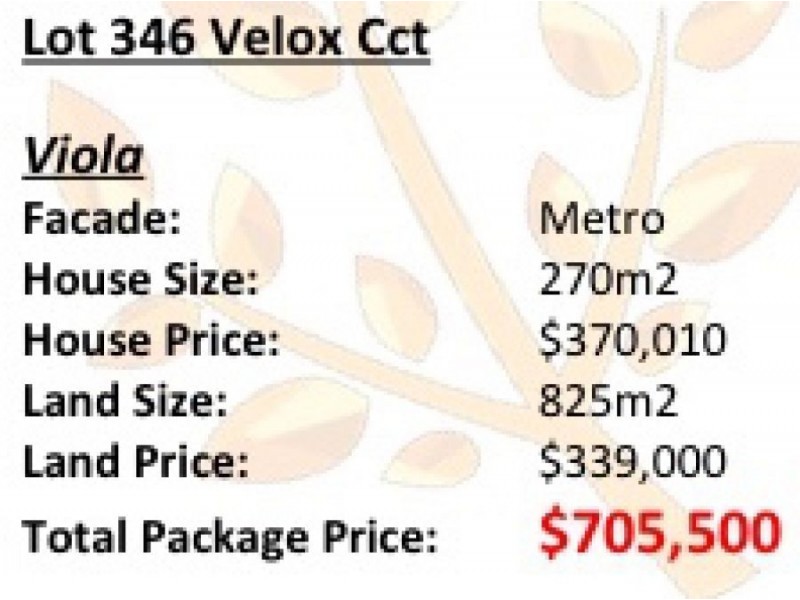 LOT 346 Velox  Crt,   “Coomera Retreat”, Coomera QLD 4209