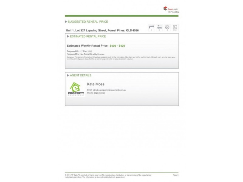 Lot 327 Lapwing Street,   “Forest Pines Estate”, Forest Glen QLD 4556