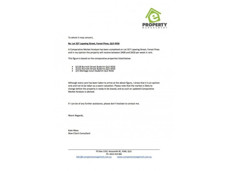LOT 327 SWIFTLET PLACE ” FOREST PINES ESTATE”, Forest Glen QLD 4556