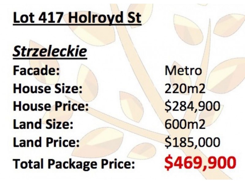 Lot 417 Holroyd Street, ” Savannah Woods Estate”, Brassall QLD 4305