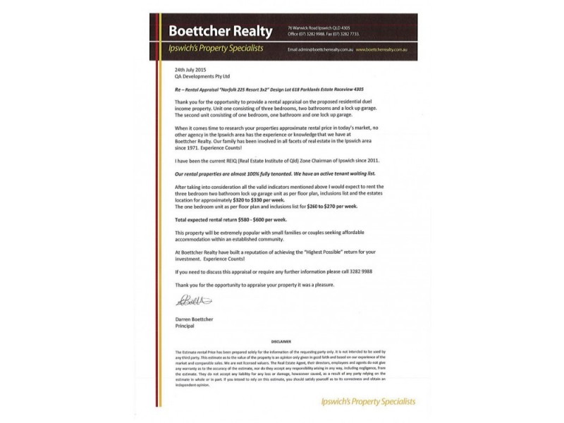 Lot 618 “Parklands Estate”, Raceview QLD 4305