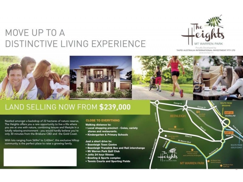 Lot 42 The Heights ,” Mount Warren Park”, Logan Village QLD 4207