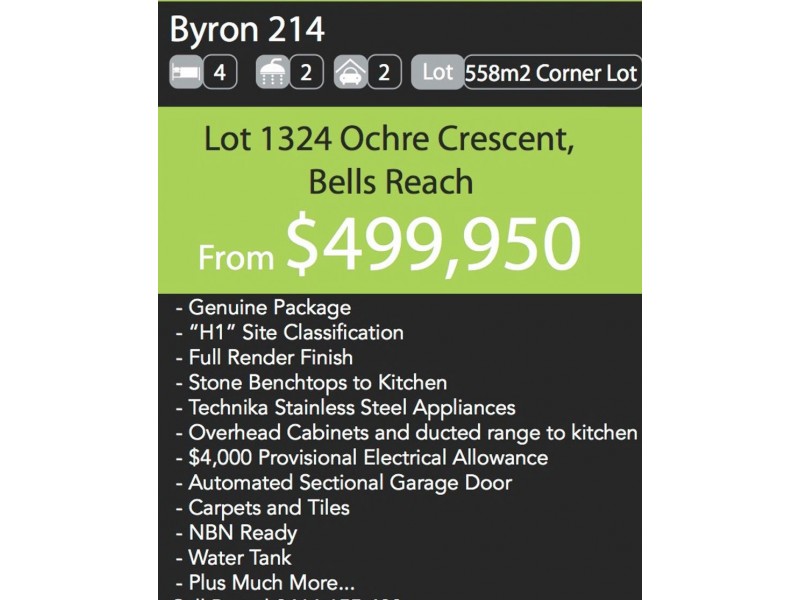 Lot 1324 Ochre Cresent, Bells Reach, Caloundra QLD 4551