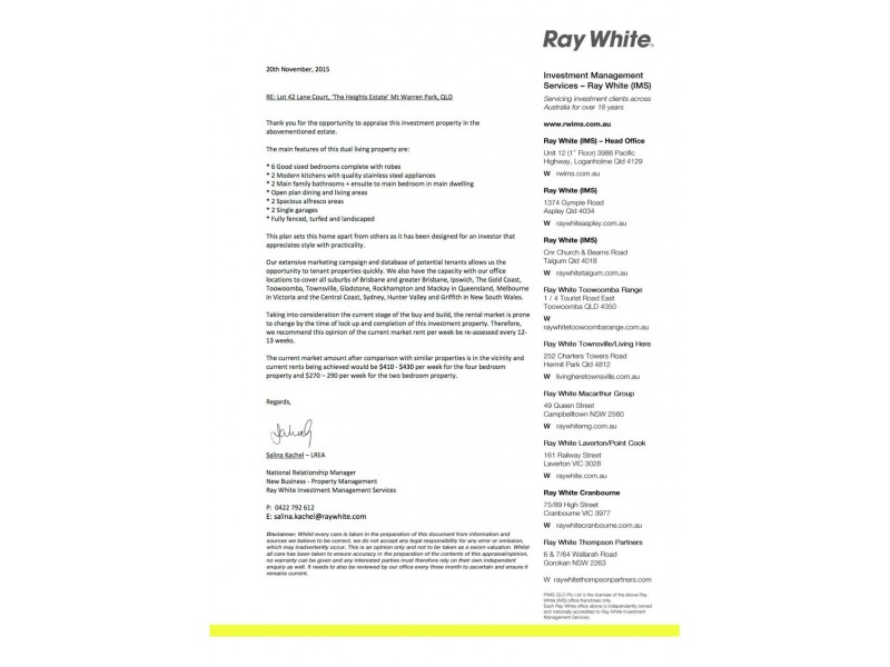 Lot 42 The Heights ,” Mount Warren Park”, Logan Village QLD 4207