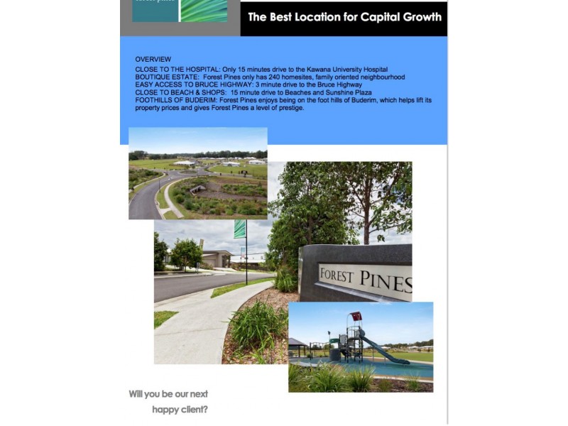 Lot 114 Spoonbill Drive, “Forest Pines Estate”, Forest Glen QLD 4556