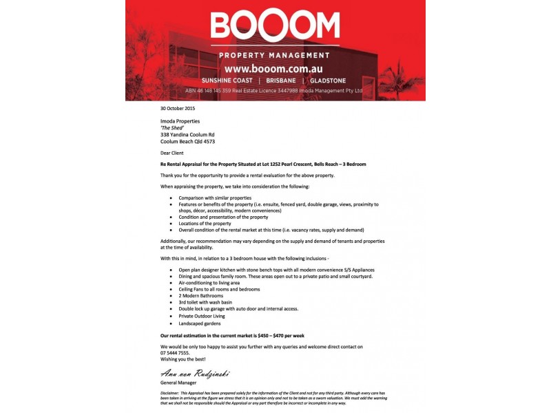 Lot 1252 Pearl Crescent, BELLS REACH, Caloundra QLD 4551