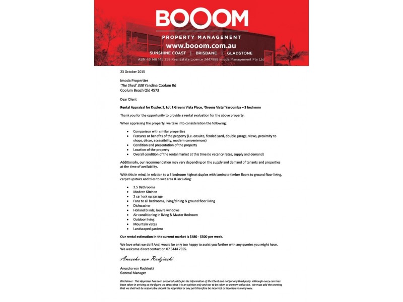 Lot 1 Greens Vista Place, Yaroomba QLD 4573