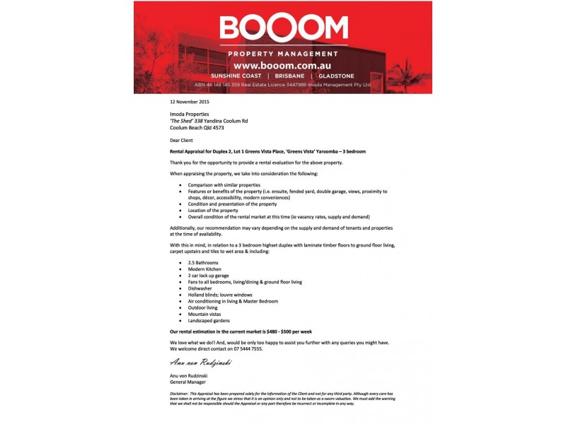 Lot 1 Greens Vista Place, Yaroomba QLD 4573