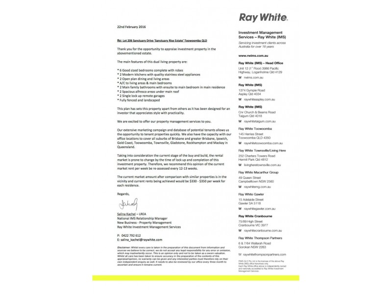 Lot 206 sanctuary Drive. “Sanctuary Rise Estate”, Toowoomba QLD 4350