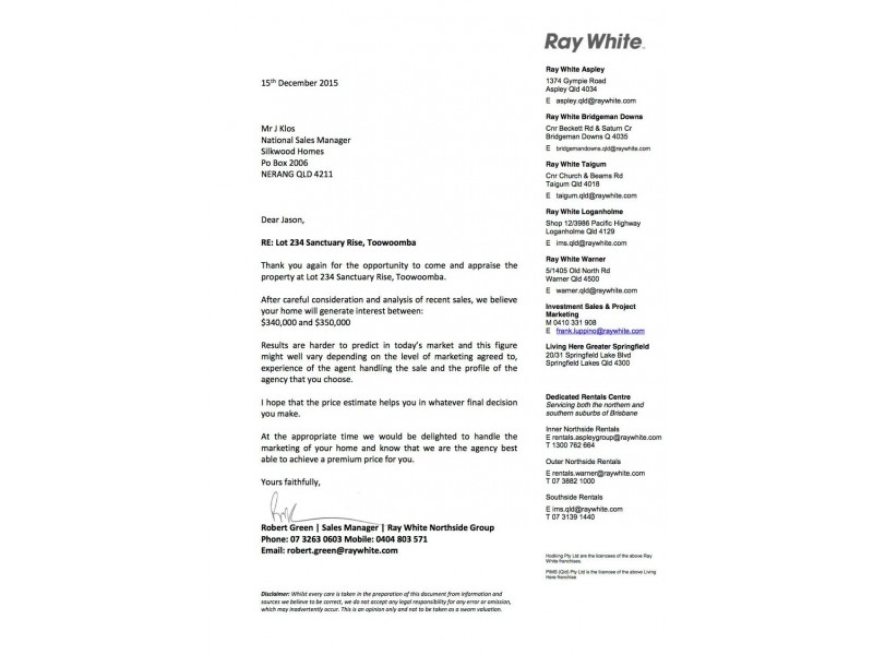 Lot 206 sanctuary Drive. “Sanctuary Rise Estate”, Toowoomba QLD 4350