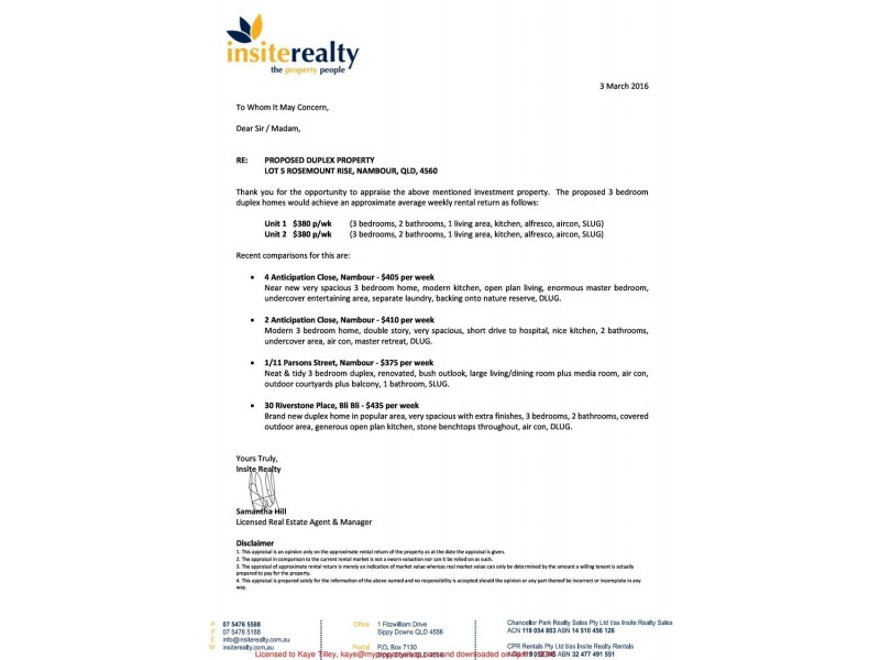 Lot 5 Rosemount Rise, Nambour QLD 4560