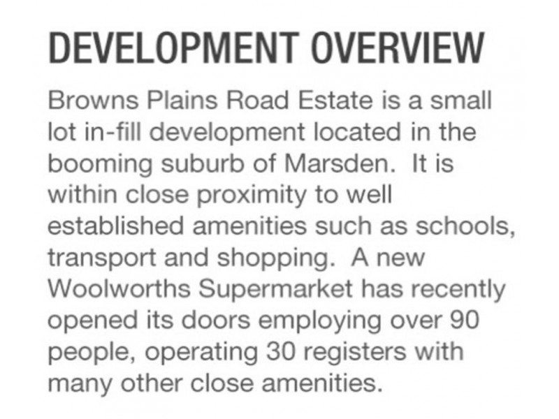 Lot 10 Driftwood Street, Browns Plains Road Estate, Marsden QLD 4132