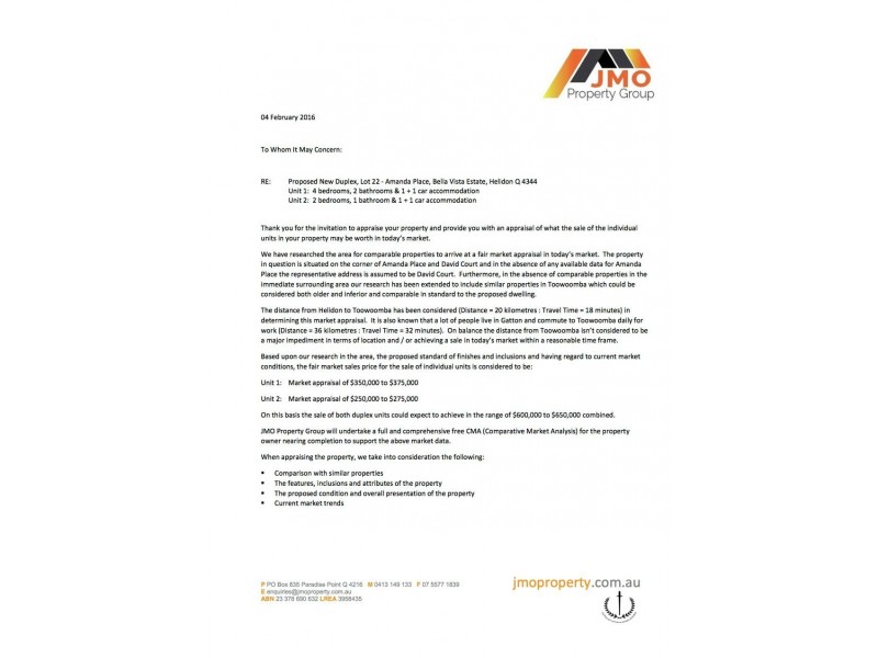 Lot 22 Amanda Place, Bella Vista Estate, Helidon QLD 4344