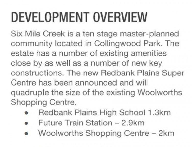 Lot 2` Juxgold Avenue,  “Six Mile Creek Estate”, Collingwood Park QLD 4301