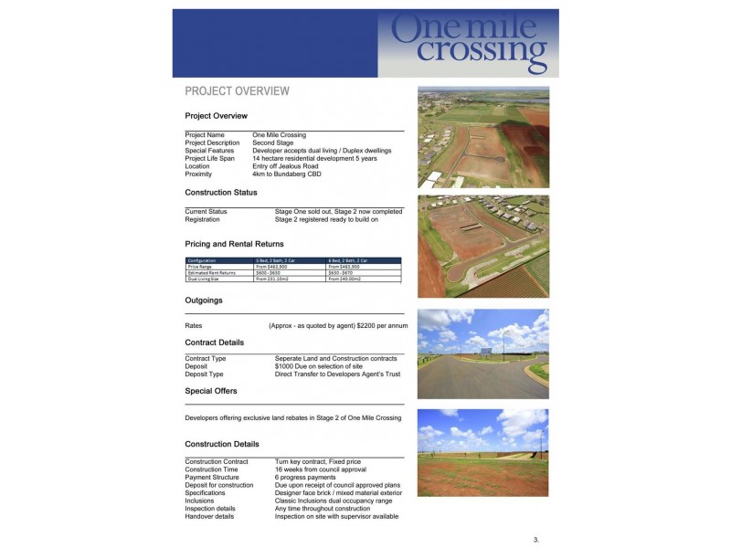 Lot 30 Alison Drive,  “One Mile Crossing Estate”, Kalkie QLD 4670