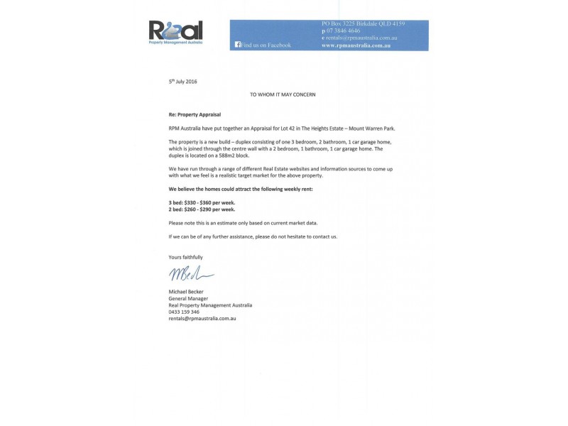 Lot 42 The Heights ,” Mount Warren Park”, Mount Warren Park QLD 4207