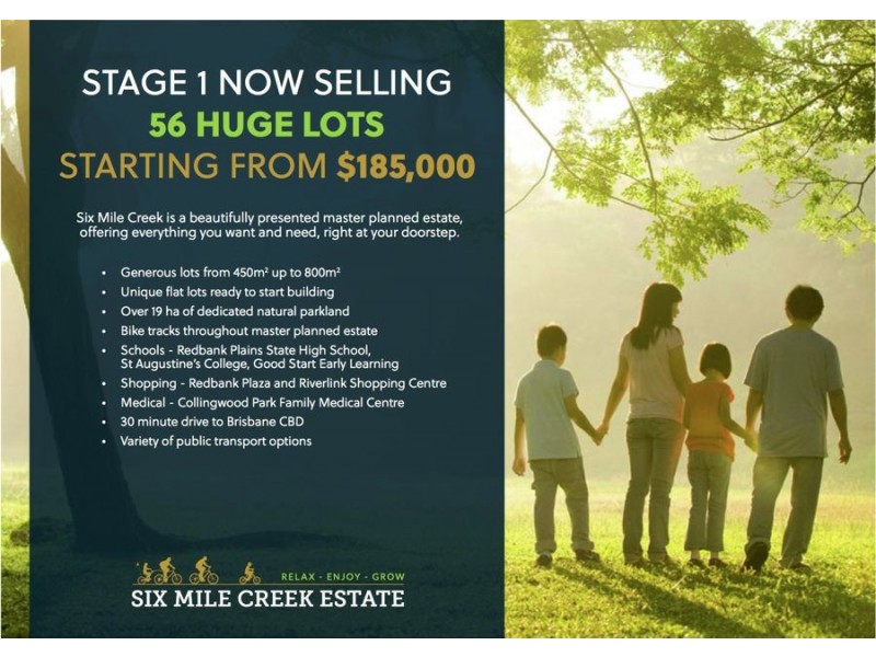 Lot 77 Six Mile Creek Estate, Redbank Plains QLD 4301