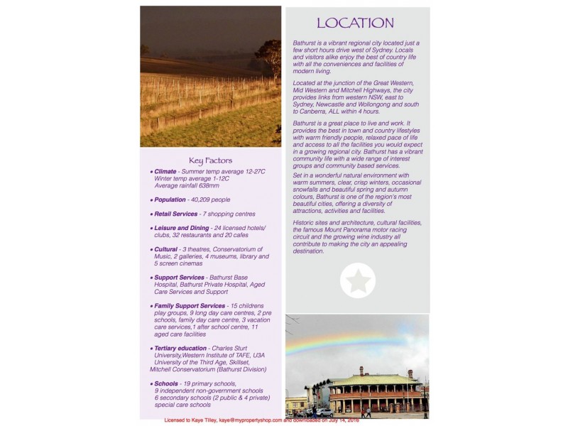 Lot 1120 Windradyne 1000,, Bathurst NSW 2795