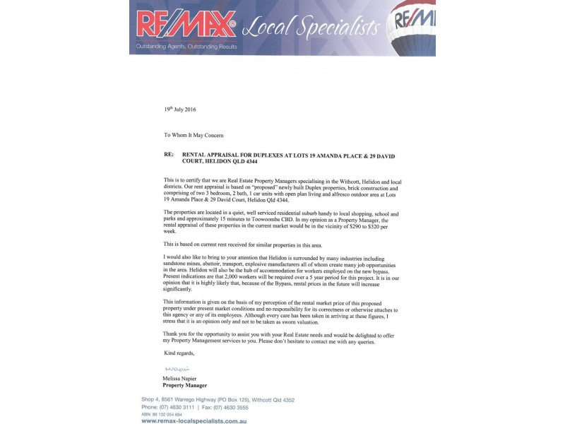 Bella Vista Heights Estate, Helidon QLD 4344