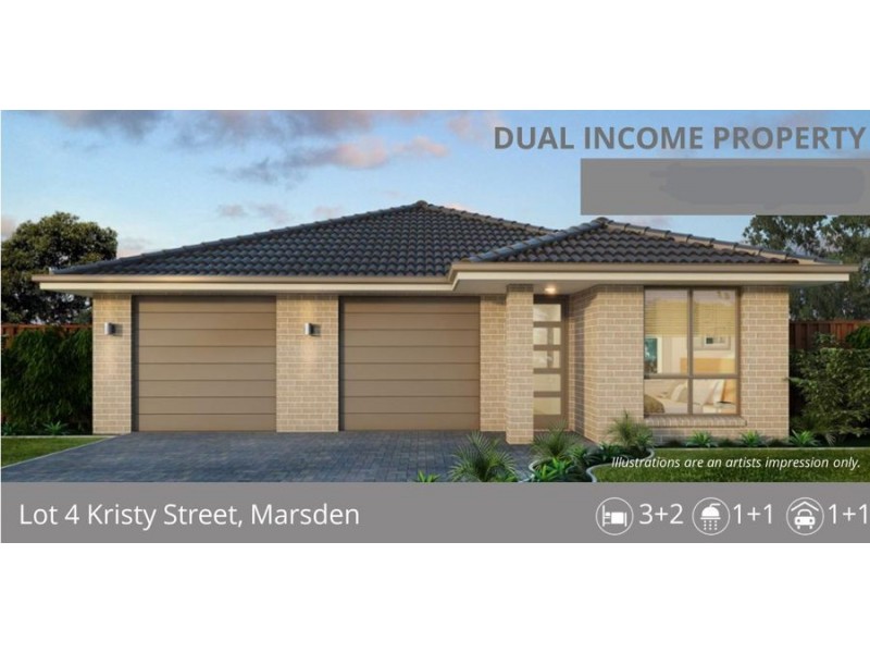 Lot 4 Kristy Street. DUAL LIVING, Marsden QLD 4132
