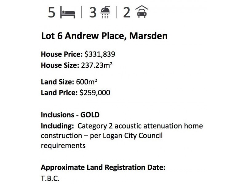 Lot 6 Andrew Place, Marsden QLD 4132